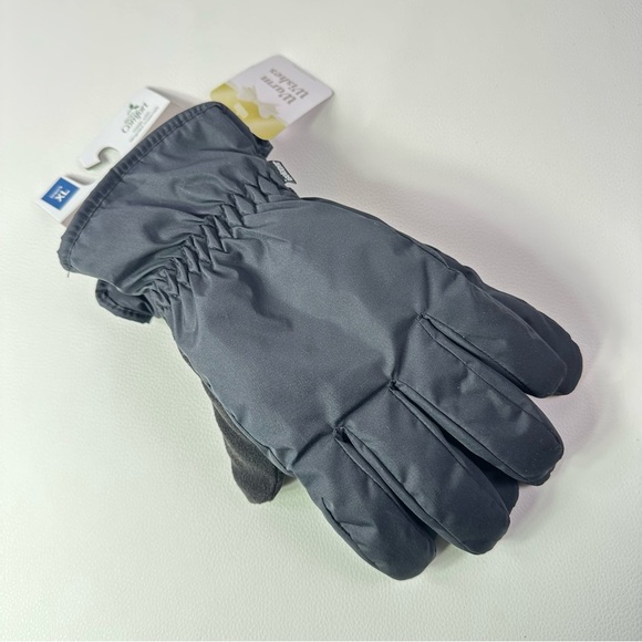 NEW/NWT Men’s XL Isotoner Sleek Heat Black Winter Gloves - Picture 1 of 5